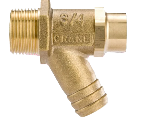 CRANE DRAINING TAPS – DZR BRASS D340 1/2" to 1"